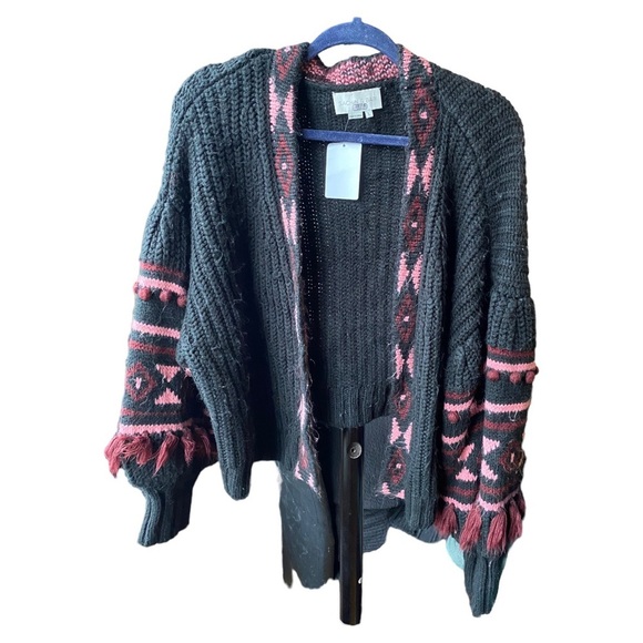 SACHIN & BABI Landon Knit Boho Cardigan - Picture 4 of 10